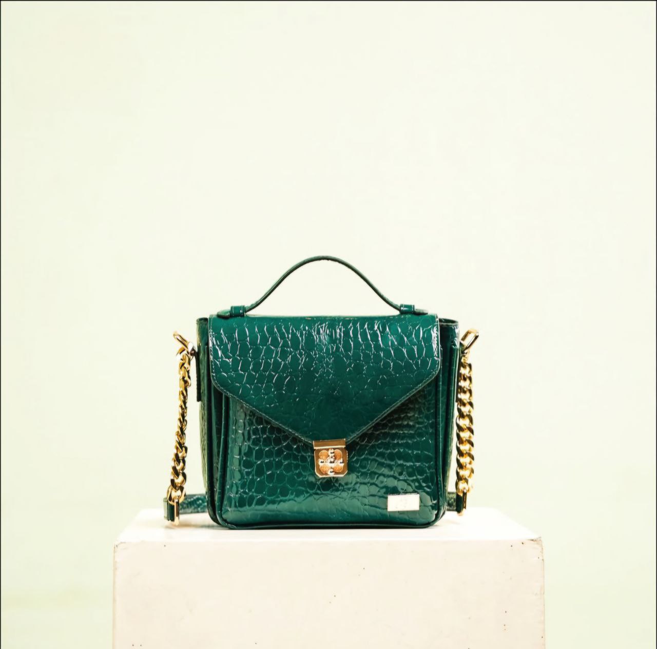Women's Leather Hand Bag – Mini Kelly Inspired Handbag with Sophisticated Twist